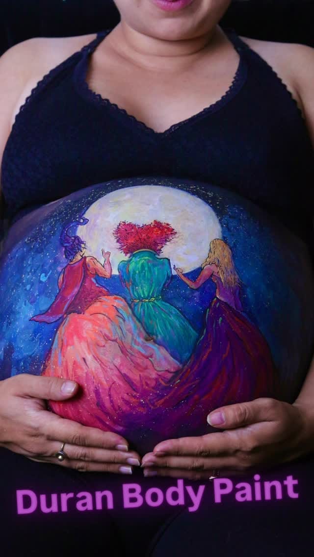 Halloween body paint