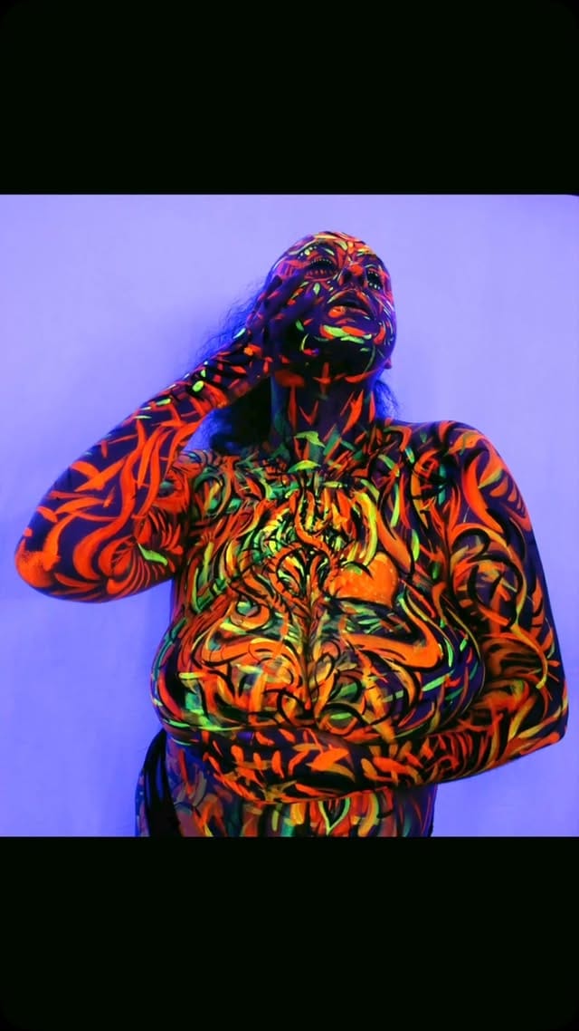 Candlelight body paint series